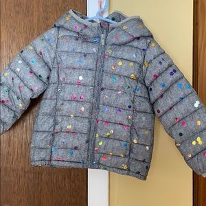 Baby Gap 3 girls  jacket polka dot